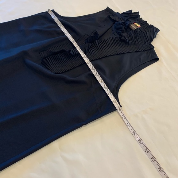 Kenar 100% silk sleeveless top black M - Picture 9 of 11